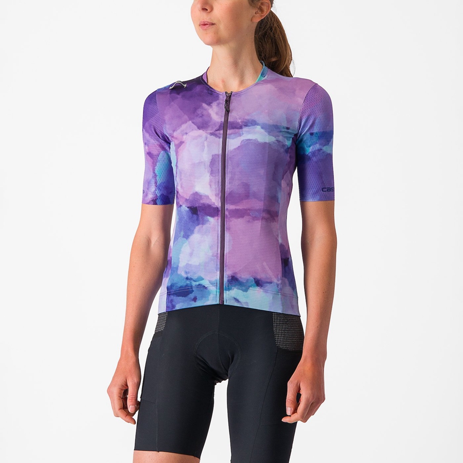 Castelli UNLIMITED PRO W Jersey Dames Paars | VXP294768