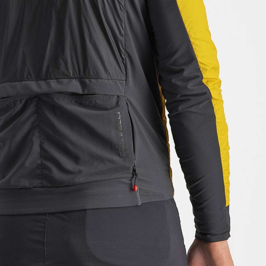 Castelli UNLIMITED PUFFY Jassen Heren Donkergrijs | AYU167543