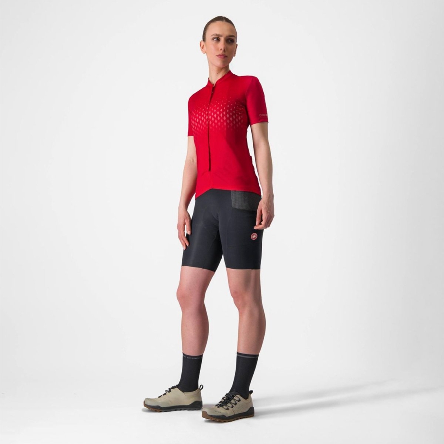 Castelli UNLIMITED SENTIERO 3 Jersey Dames Rood Rood | KMD369517