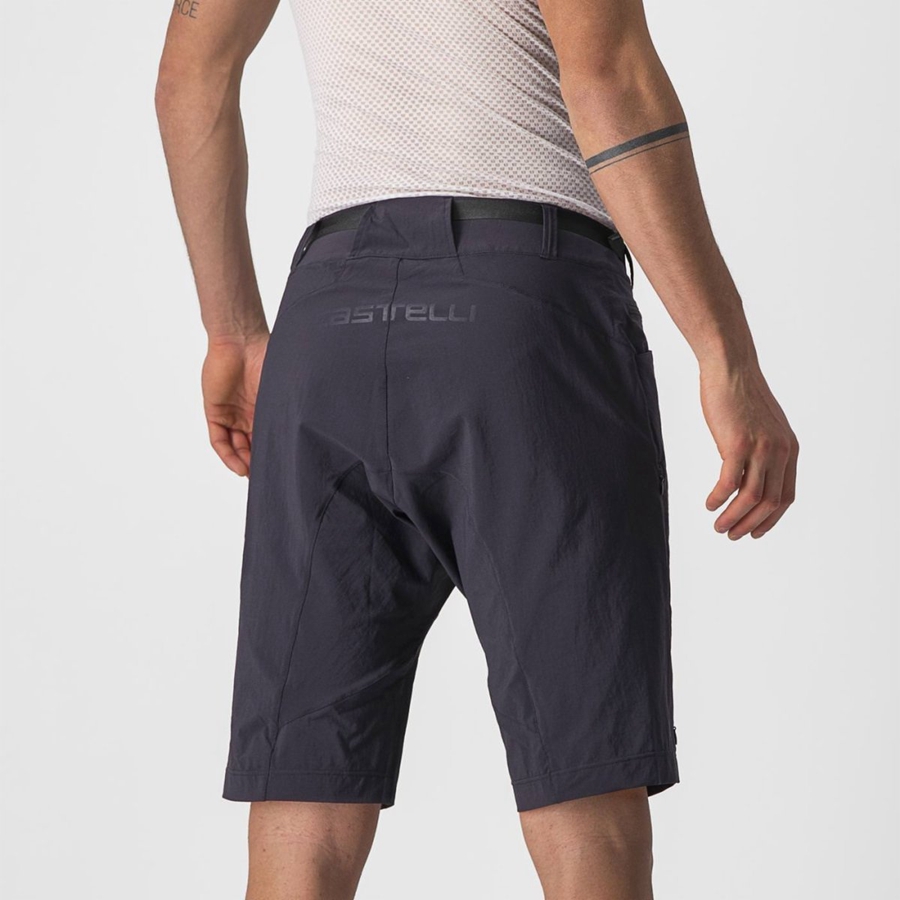 Castelli UNLIMITED TRAILGY Korte Broek Heren Zwart | OUD359271