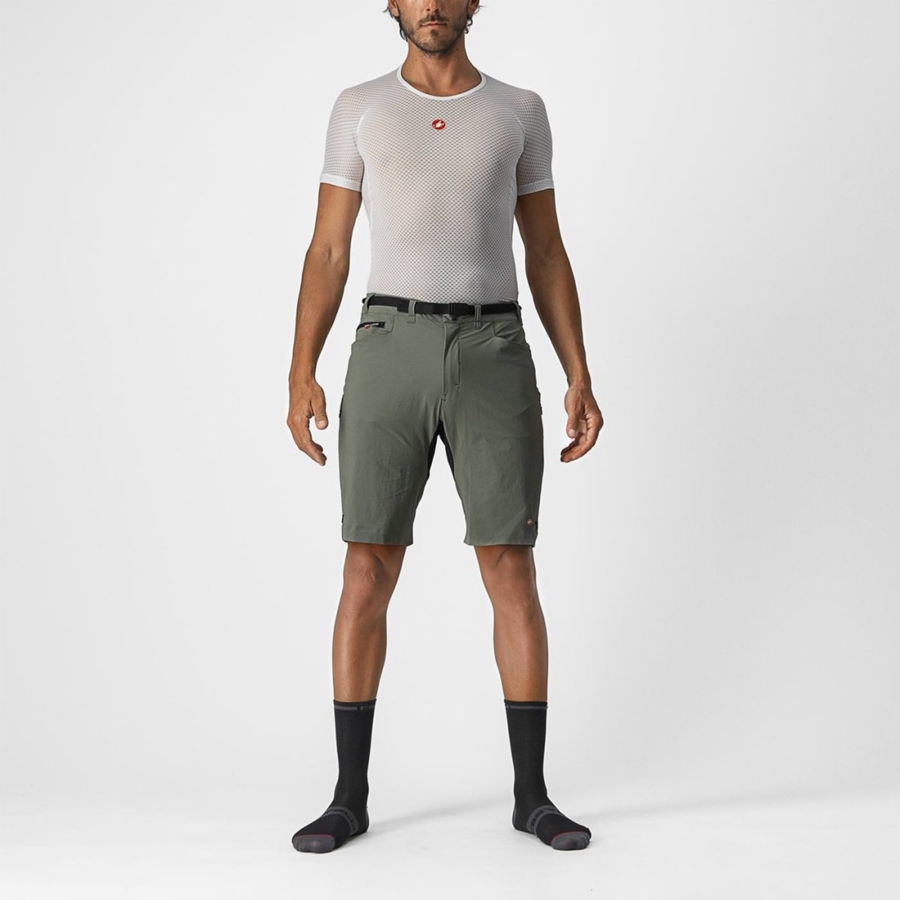 Castelli UNLIMITED TRAILGY Korte Broek Heren Grijs | UWG275390