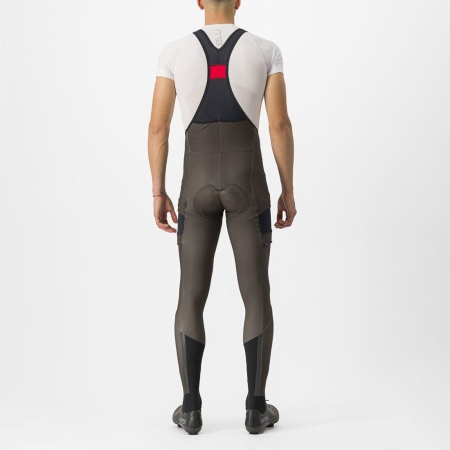 Castelli UNLIMITED TRAIL Panty Met Slabbetje Heren Zwart | KYR028153