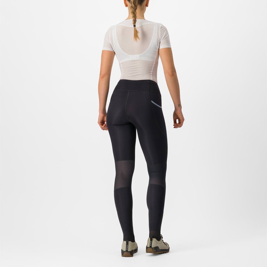 Castelli UNLIMITED TRAIL W Leggings Dames Zwart | FKM056924