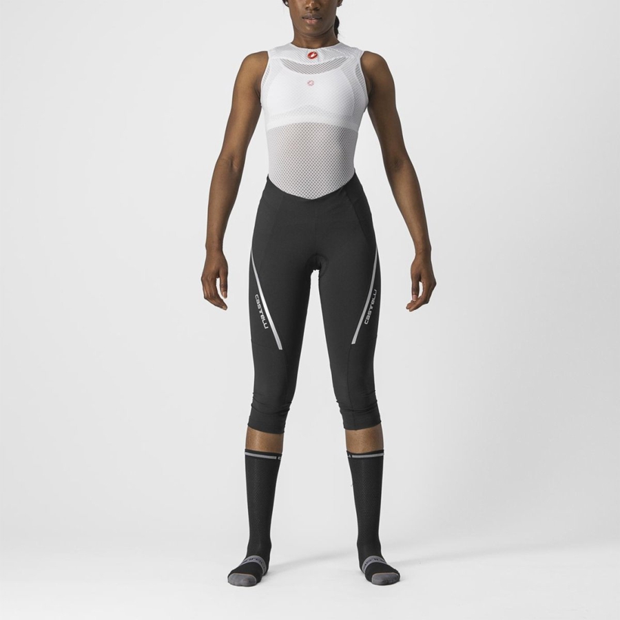 Castelli VELOCISSIMA 3 KNICKER Leggings Dames Zwart Zilver | RDU602931