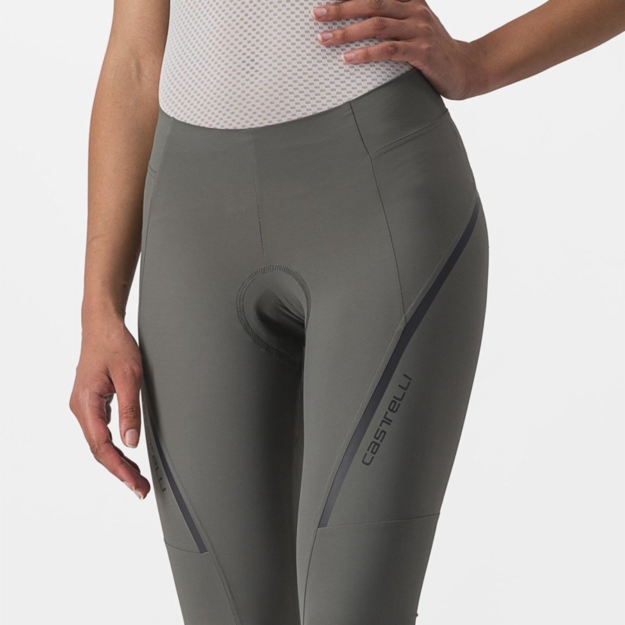 Castelli VELOCISSIMA 3 KNICKER Leggings Dames Grijs Donkergrijs | IUQ821357