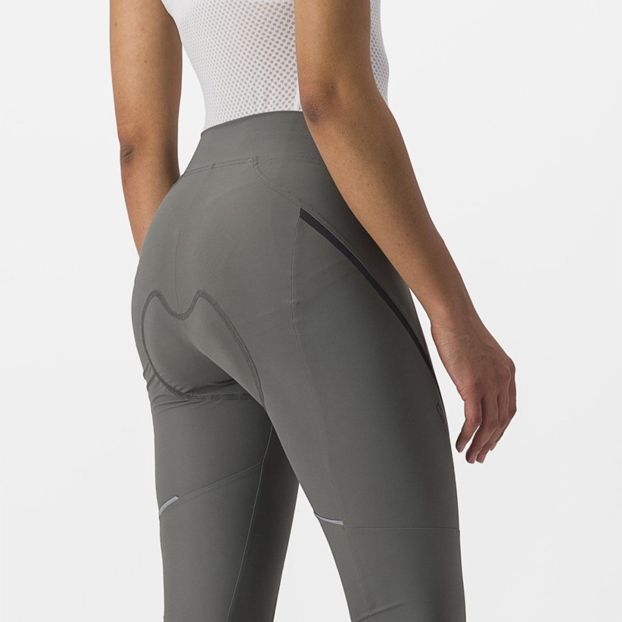 Castelli VELOCISSIMA 3 KNICKER Leggings Dames Grijs Donkergrijs | IUQ821357