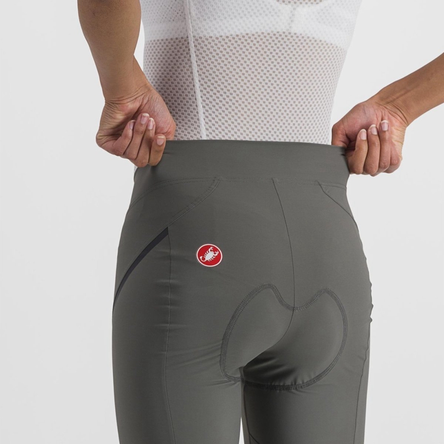 Castelli VELOCISSIMA 3 KNICKER Leggings Dames Grijs Donkergrijs | IUQ821357