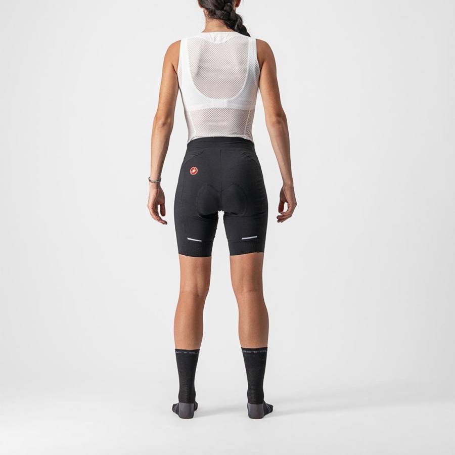 Castelli VELOCISSIMA 3 Korte Broek Dames Zwart Zwart | CXQ270486