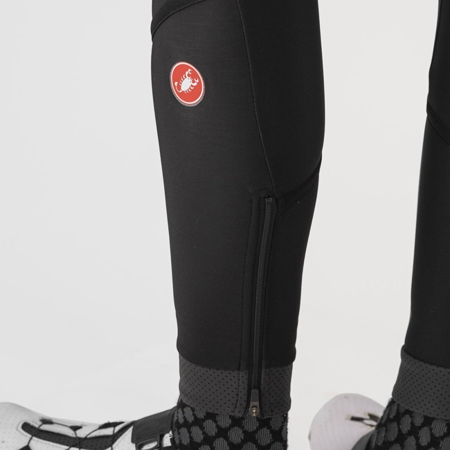 Castelli VELOCISSIMA DT Panty Met Slabbetje Dames Zwart Zwart | YEK845201