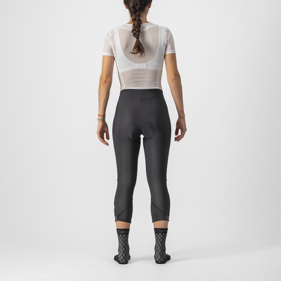 Castelli VELOCISSIMA THERMAL KNICKER Leggings Dames Zwart Zwart | EJO176894