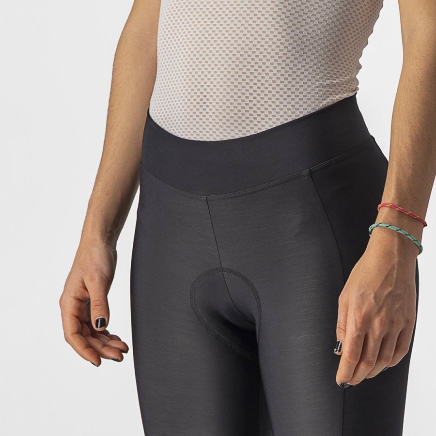 Castelli VELOCISSIMA THERMAL KNICKER Leggings Dames Zwart Zwart | EJO176894