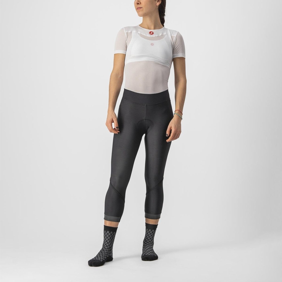 Castelli VELOCISSIMA THERMAL KNICKER Leggings Dames Zwart Zwart | EJO176894