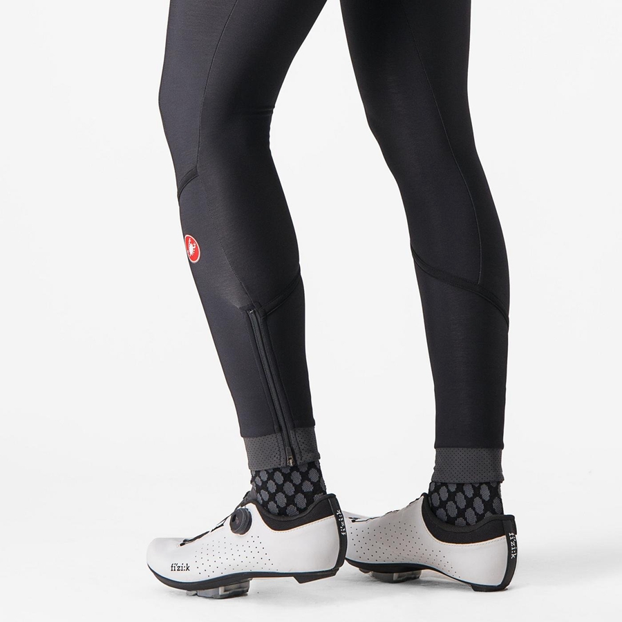 Castelli VELOCISSIMA THERMAL Leggings Dames Zwart Zwart | YTD670154