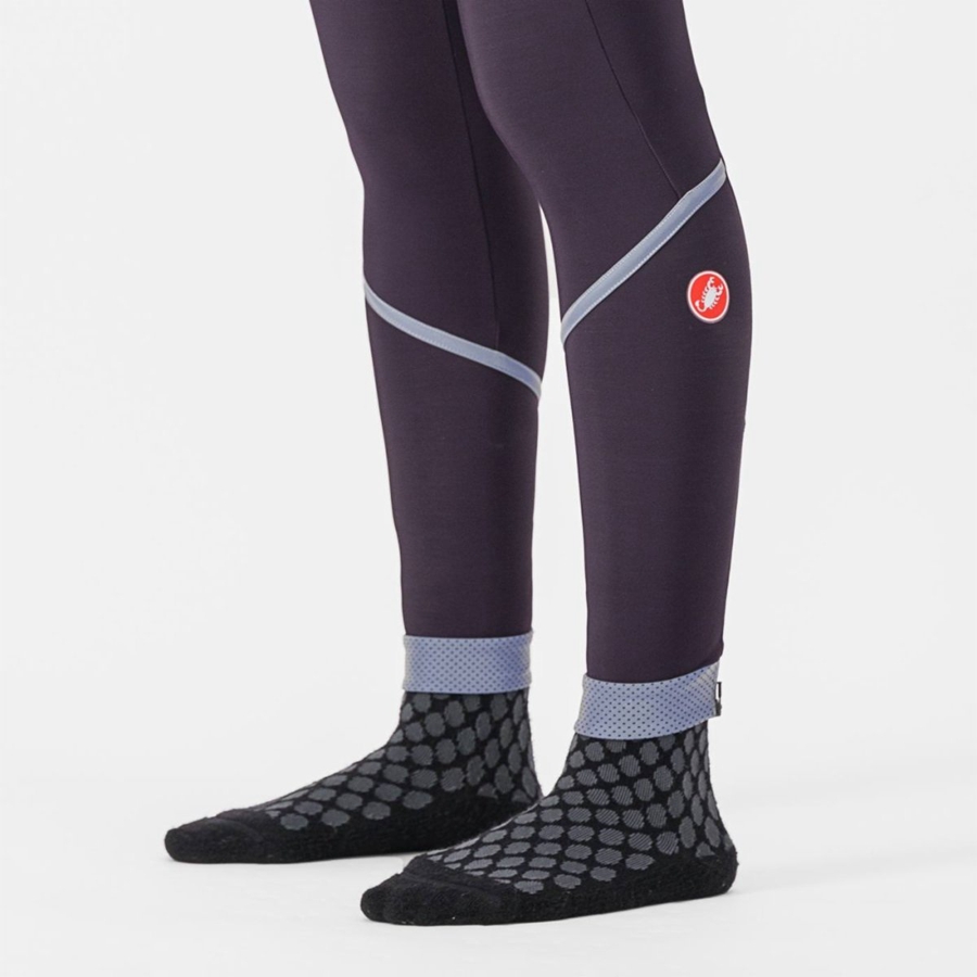 Castelli VELOCISSIMA THERMAL Leggings Dames Zilver | DPF948026