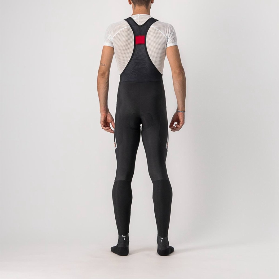 Castelli VELOCISSIMO 5 Panty Met Slabbetje Heren Zwart Zilver | ZQP458620