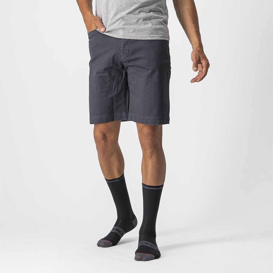 Castelli VG 5 POCKET Korte Broek Heren Donkerblauw | ERW341296