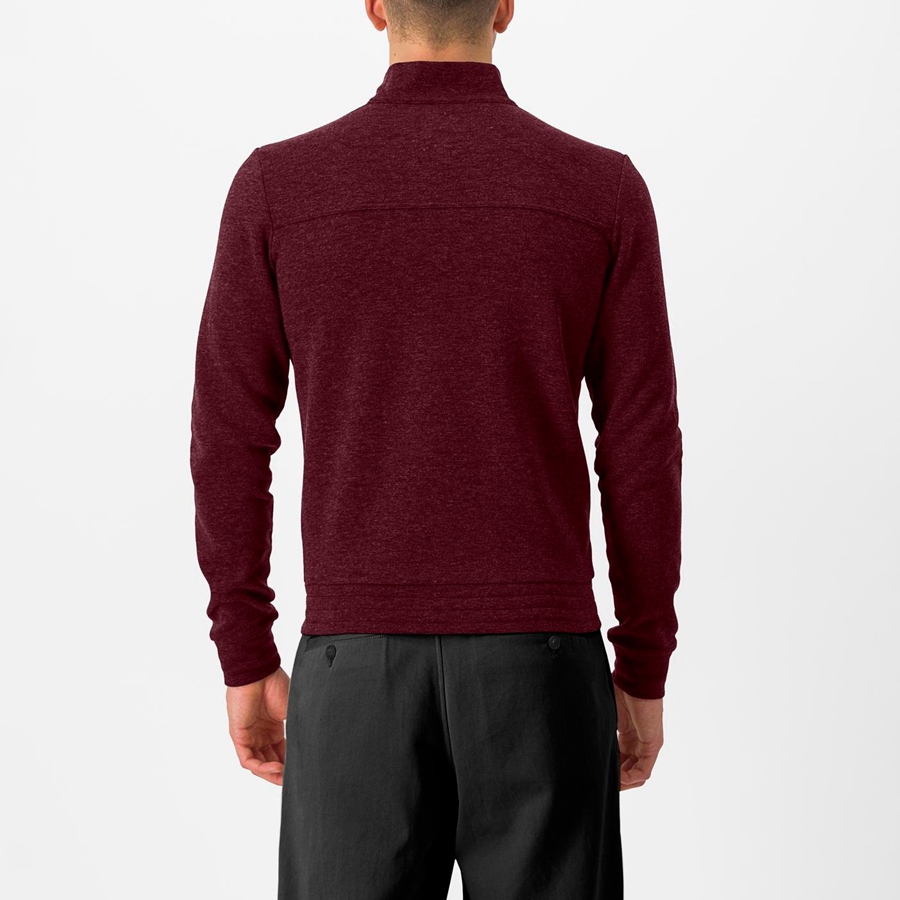 Castelli VIGORELLI TRACK Casual Heren Diepbordeaux | LZJ847950