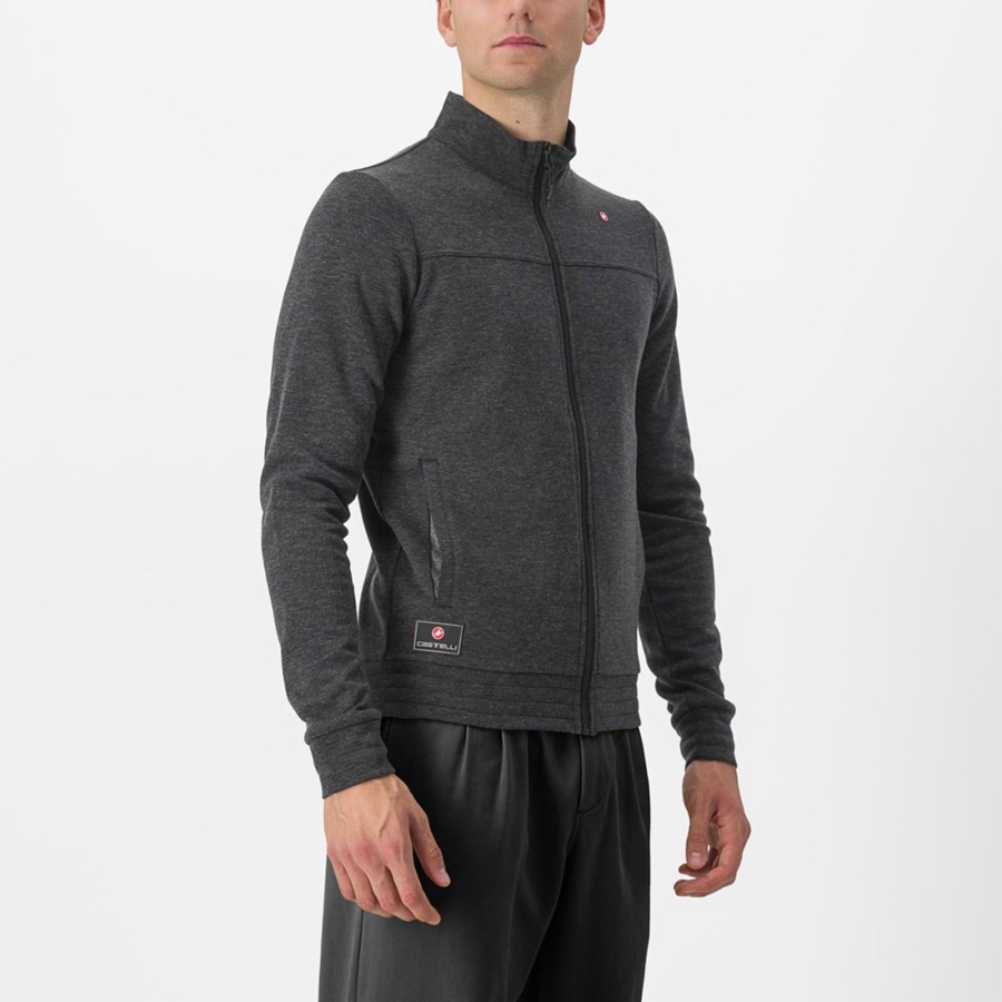 Castelli VIGORELLI TRACK Casual Heren Donkergrijs | IKG058173