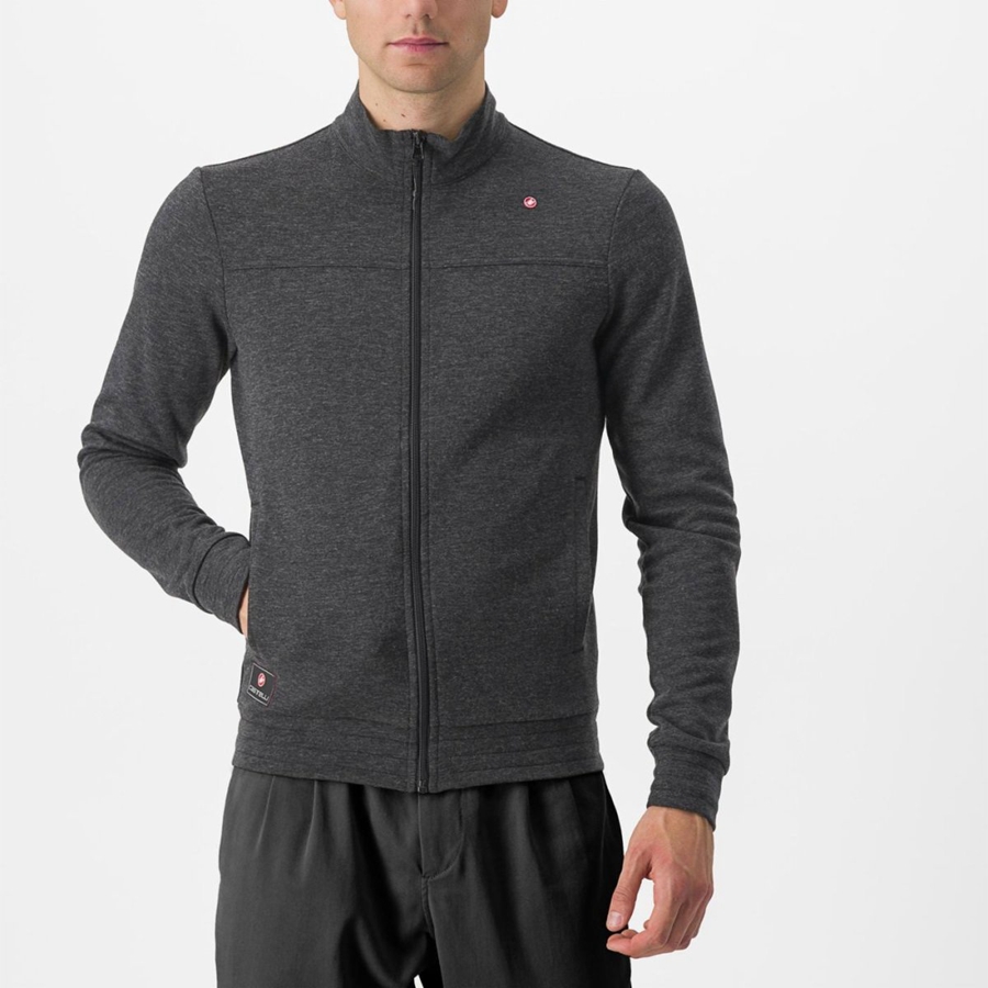 Castelli VIGORELLI TRACK Casual Heren Donkergrijs | IKG058173